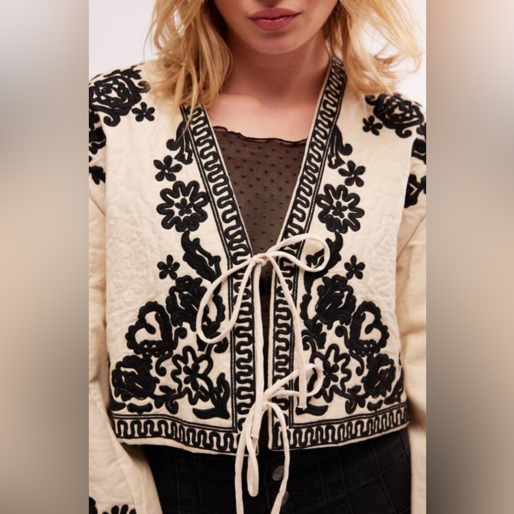 NEW FREE PEOPLE Bali-Mabel Jacket, Various Sizes NWT - Picture 4 of 7